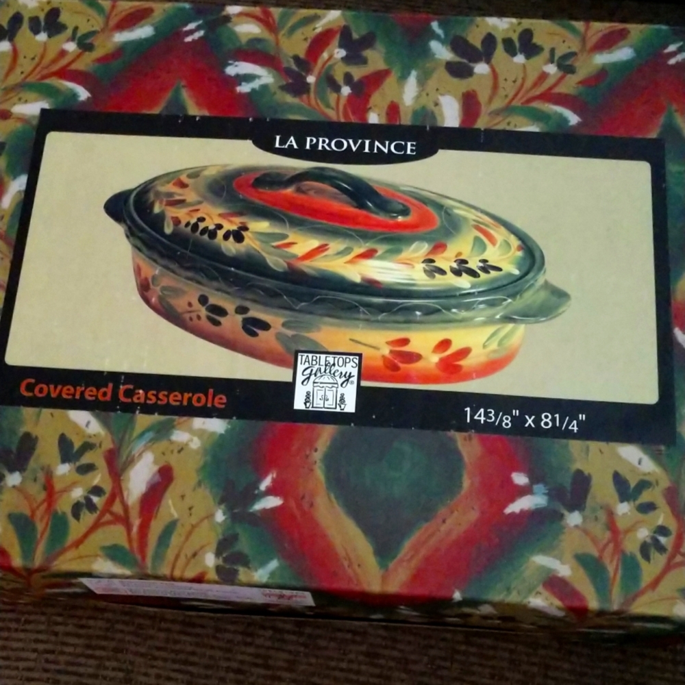 Vintage La Province Covered Casserole